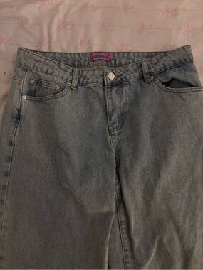 Edikted High-Rise Light Blue Women's Jeans